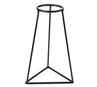 HEEPDD Cadre de Vase, Formes créatives usines de métal Noir Support de Table Support de Fer Art Cadre Stand pour Table Office Home Decor[E] Vases