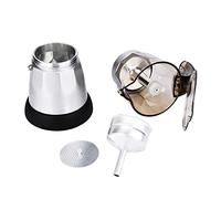 HEEPDD Cafetière électrique, Cafetière en Alliage d'aluminium de Haute qualité avec Poignée Ergonomique et Base Amovible pour un café infusé à Saveur Riche (300ML)