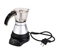 HEEPDD Cafetière électrique, Cafetière en Alliage d'aluminium de Haute qualité avec Poignée Ergonomique et Base Amovible pour un café infusé à Saveur Riche (150ML)