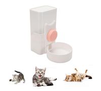 HEEPDD Cage Suspendue Automatique pour Petit Animal Domestique, Distributeur d'eau Automatique par gravité de 1 L, Bol Suspendu sans Déversement pour Lapin, Chinchilla, Cochon d'Inde,