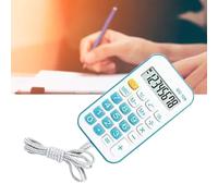 HEEPDD Calculatrice de Poche, Mini Petite Calculatrice Portable pour Fournitures Scolaires de Bureau avec Corde Tendance (Blue)