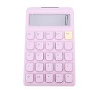 HEEPDD Calculatrice électronique, Mini-Calculatrice à 12 Chiffres à Grande Affichage à énergie Solaire avec des Clés Mécaniques à Haute sensibilité pour Le Bureau de Bureau à Usage (Purple)