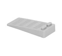 HEEPDD Cale d'arrêt de Porte 10 Paquets de Butées de Porte TPR 3,7 X 1,5 Pouces Support de Cale de Antidérapant pour Maisons, Bureaux, Ateliers, évitement de Collision, Poignée au Sol Gris
