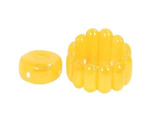 HEEPDD Canapé Gonflable, canapé Gonflable avec Esthétique Vibrante, Matériau en PVC Supporte 250 LB pour la Maison, Le Salon, la Piscine, Les événements Commerciaux, la Chaise, Portable (Yellow)