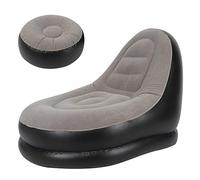 HEEPDD Canapé Gonflable, Matériau de Flocage Ergonomique, Fauteuil Inclinable Portable Confortable pour Meubles de Salon, Balcon, Camping et Plage