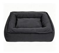 HEEPDD Canapé-lit pour Chien en Coton PU Imperméable et Lavable, avec Accoudoirs et Fond Antidérapant, Offrant Un Soutien Confortable aux Petits (105 × 80 × 18 cm / 41,34 × 31,50 × 7,09 po,)