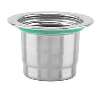 HEEPDD Capsule de café Réutilisable en Acier Inoxydable, Dosettes Rechargeables, Dosettes de café Réutilisables Compatibles avec la Plupart des Machines à, Filtre Permanent