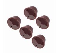 HEEPDD Capsules de café Réutilisables, Ensemble de Dosettes Rechargeables en Acier Inoxydable Pouvant Contenir 0,4 Once de Marc, Convient à une Utilisation à Domicile, au Bureau, en Camping pour les