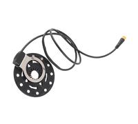 HEEPDD Capteur de Pédale électrique, Matière Plastique PC, Système Double Hall Haute sensibilité avec 12 Aimants pour Support Réglable dans Les Vélos électriques (Petits Trous)