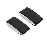 HEEPDD Carrier des épaules de Ski, Matériau Durable, Protéger Vos Skis Contre Les Dommages, Gardez Vos Ensemble Bien rangé, Matériau en Nylon, Facile à Utiliser, 2 Crochets et Boucle pour Le (Black)