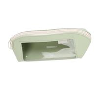 HEEPDD Cas, Crayon et Marqueur PU Pen Stylo, Multifonction Pagnière de Crayon Rectangulaire Sac de Rangement de Papeterie pour Adolescents pour Adolescents (Green)
