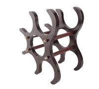 HEEPDD Casier à Bouteilles Casier à Vin Rouge en Bois, Pin Naturel, Vin Rouge, capacité de 6 Bouteilles, 10,2x6,5x8,5 Pouces, Rangement Horizontal Nan Bar et Restaurant