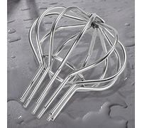 HEEPDD Catchs et Passoires de Drainage Gardée de Gouttières en Acier Inoxydable, Toit Pipe de Vidange Casseprète Rond du Sol (50 tubes)