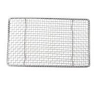 HEEPDD Cave de refroidissement pour biscuits, grille de cuisson en acier inoxydable 17,6 x 11,4 cm, grille pour la maille du four, une petite cuisson et une cuisson avec séparation d'huile,