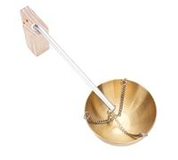HEEPDD Cédar Sauna Aromatherapy Bowl Huile Tasse-tasse, Bol Diffuseur de Parfum en Acier Inoxydable avec Bras Oscillant Durable pour Sauna et Spa