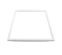 HEEPDD Cerceau de Broderie carré, en Plastique Robuste pour Cadre de Point de Croix, Grand Format 43x43cm for Artisans, couturières et passionnés de Broderie créative