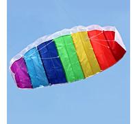 HEEPDD Cerf-Volant coloré, Cerfs-Volants avec Double Ligne pour s'amuser en Plein Air sur la Plage avec des Adultes et des Adolescents Cerf-Volant coloré, Cascadeur Léger, Jouets d'extérieur (1,4