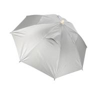HEEPDD Chapeau de Parapluie Réglable pour l'extérieur, Protection Solaire Portable et étanche pour la Pêche et Les Activités de Plein Air, Conception Mains Libres avec Couverture de 25 Pouces