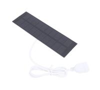 HEEPDD Chargeur de Panneau Solaire 1W, Sortie 5V, Chargeur Solaire USB Portable avec Silicium Monocristallin pour Ventilateur Léger, Mini Moteur de Voyage en Plein Air
