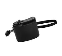 HEEPDD Chargeur de Téléphone Radio USB à Manivelle, Matériau ABS, Chargeur Manuel d'urgence Portable pour la Randonnée et Le Camping, Lumière LED, 2,4 X 1,9 X 1,2 Pouces (Black)