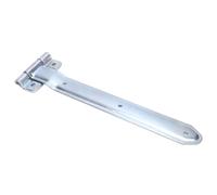 HEEPDD Charnière de Porte de Remorque, Conception Courbée Décalée pour un Alignement Transparent, Construction Métallique, Mouvement Fluide, 16 Pouces pour Utilitaire de Chargement, Camping-car,