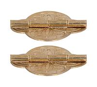 HEEPDD Charnières Charnières avec Joints à Double Goupille pour Porte de Tiroir, Armoire, Table Pliable, Boîte à Bijoux, Lisse, Design Poli, d'Armoire en Laiton Antique, Lot de 2 Mini Rénovation