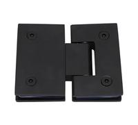 HEEPDD Charnières de Porte de Douche en Verre Robustes Charnière de Porte de Douche en Verre, Charnière Robuste en Acier Inoxydable à 180 Degrés pour Portes en de 8 à 12 Mm avec Ressort de Fermeture