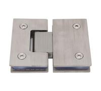 HEEPDD Charnières de Porte de Douche sans Cadre à 180 Degrés, Charnières de Porte en Verre en Acier Inoxydable Robuste avec clé Hexagonale pour Verre de 8 Mm à 12 Mm D'épaisseur