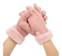 HEEPDD Chauffants USB Roses, Conception à écran Tactile, Température Réglable pour Le Ski et la Promenade du Chien