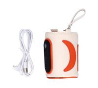 HEEPDD Chauffe-biberon Portable, 26 Réglages de Température 104-149F pour le Lait et le café de bébé en Déplacement Chauffe-biberon Portable, Design en Simili Cuir, Appareils électroménagers Nan