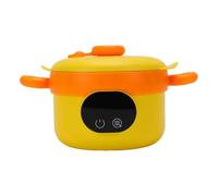 HEEPDD Chauffe-plats électrique Portable pour les 3 à 7 ans. La Boîte à Déjeuner Personnelle Garde les Aliments au Chaud sans Déversement, Idéal pour les Voyages, le Travail, L'école, La (Orange