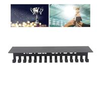 HEEPDD Cintre pour Médailles, étagère pour Trophées, Support Mural pour Présentoir de Médailles avec 20 Crochets pour Rubans, Clés, Cordons, Matériau en Fer Robuste Pouvant Contenir (S)