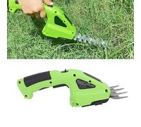 HEEPDD Cisaille à Gazon électrique Taille-haie Arbustes 2000MAH 3.6V Batterie Lithium-ION 2 en 1 Outil électrique de Jardin sans Fil D'arbustes Entretien de la Pelouse Loi de -Bordure