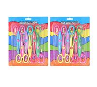 HEEPDD Ciseaux à Bords Décoratifs pour Enfants, Ciseaux Artisanaux Ergonomiques avec 6 Motifs Uniques pour le Scrapbooking et l'artisanat en Papier 12 Pièces