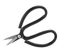 HEEPDD Ciseaux à Coudre, Cisailles en Acier Incurvées avec Poignée Ergonomique pour la Confection de Cuir et de Tissus 200 Mm (4# 135mm)