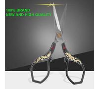 HEEPDD Ciseaux Ciseaux des de Couture en Acier Inoxydable Vintage, Idéal pour la Coupe en Tissu habillé, Finition Vive, Points Incisifs avec variété de Matériaux, Ligne de Pêche, Tissu Autre