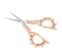 HEEPDD Ciseaux Crébage de Broderies Vintage Cipeaux de Filetage, Petits Ciseaux de Couture pour Tissus Tissés en Papier Croix de Coupe et Artisanat de la Broderie NAN (or rose)