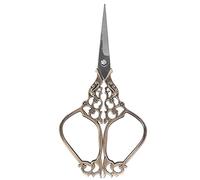 HEEPDD Ciseaux de Couture DIY, Ciseaux Vintage en Acier Inoxydable pour la Broderie et l'artisanat, 4,7 Pouces, Idéaux pour les Projets de Coupe de beauté et d'art à l'aiguille (Bronze)