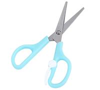 HEEPDD Ciseaux de Cuisine, Ciseaux Multifonctionnels en Acier Inoxydable avec Conception Sûre et Fourreau Portable, Bons pour la Préparation des Aliments et la Cuisson (BLUE)