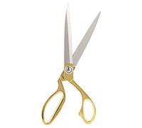 HEEPDD Ciseaux de Tissu en Acier Inoxydable de 10,5 Pouces / 26,5 Cm, Ciseaux de Tailleur Outils pour les Matériaux en Tricot en Cuir en Coton de la Soie avec Poignée Confortable (or) (GOLD)