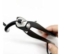 HEEPDD Ciseaux d'élagage de Jardin, Ciseaux de de Branches épaisses Antidérapants en Acier Composite 7,8 Pouces pour Outils de Jardinage de Brindilles de Fleurs de bonsaï