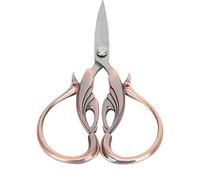HEEPDD Ciseaux Rétro en Forme de Cygne, Acier Inoxydable de qualité Supérieure avec Poignée Ergonomique pour la Broderie et un Usage Domestique (Or Rose)