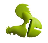 HEEPDD Clamp/Holder de Casserole en Silicone, Support de Cuillère Résistant à la Chaleur en Forme de Coq avec une Tolérance de 450 °F Organisateur d'ustensiles Compact et Léger de 1,8 Oz pour le