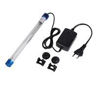 HEEPDD Clarificateur UV Aquarium, 11W 33 Cm IP68 Brassets D'aspiration Imperméables 2 Un Contrôle Tactile 220V 50Hz pour Le Réservoir de Poisson Purification de l'eau Hydroponique (11W)