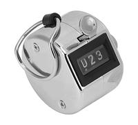 HEEPDD Cliquez sur Le Compteur à Main avec Une Coque Métallique à 4 Chiffres pour L'inventaire, pour Compter Les Produits.