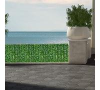 HEEPDD Clôtures Décoratives en Feuilles, Décoration Murale Verte Artificielle pour écran de confidentialité du Balcon, Panneaux de Clôture de confidentialité pour Jardin Extérieur, Installation (D)