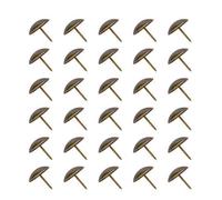 HEEPDD Clous de Rembourrage, 30pcs épaississement tête Ronde Tapisserie ameublement Punaise Pouce Pointe rétro pour sièges Coussins fauteuils décorations Vintage for b