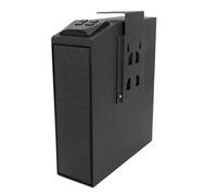 HEEPDD Coffre-Fort Biométrique monté sur Table de Nuit, Serrure à Empreintes Digitales à Accès Rapide en Acier laminé à Froid pour Le Bureau du Véhicule de Chevet à la Maison