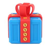 HEEPDD Coffret Cadeau Ennuyeux avec Doigt, Jouets Gag et Blagues Pratiques, Coffret Cadeau de Blague avec Boulons 3D, Rangement de Cadeaux Surprises de Vacances pour Jouets de Petite Taille (Bleu