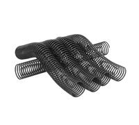 HEEPDD Coil de Reliure en Spirale en Plastique 38 Mm de Diamètre 48 LOOP 4: 1 PORT, 18 PCS SET pour les Présentations Universitaires NAN